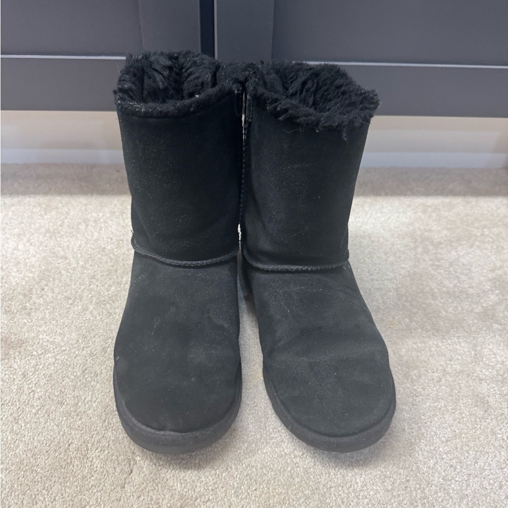UGG Black Bailey Bow Boots